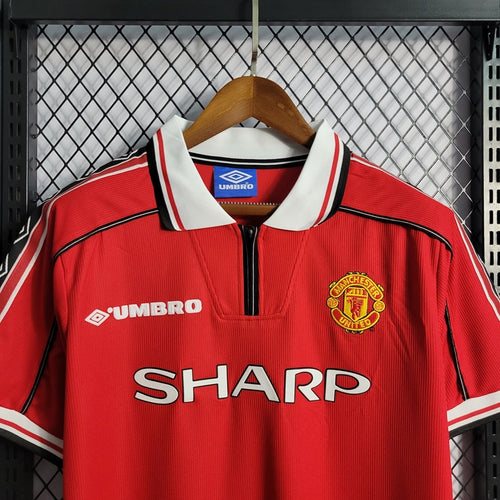 Camiseta  Manchester United Retro 1998-1999